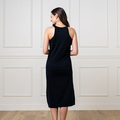 Halter Tie Knit Sweater Dress