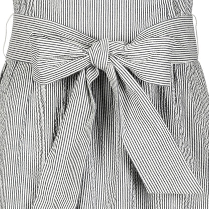 Organic A-Line Dress with Sash