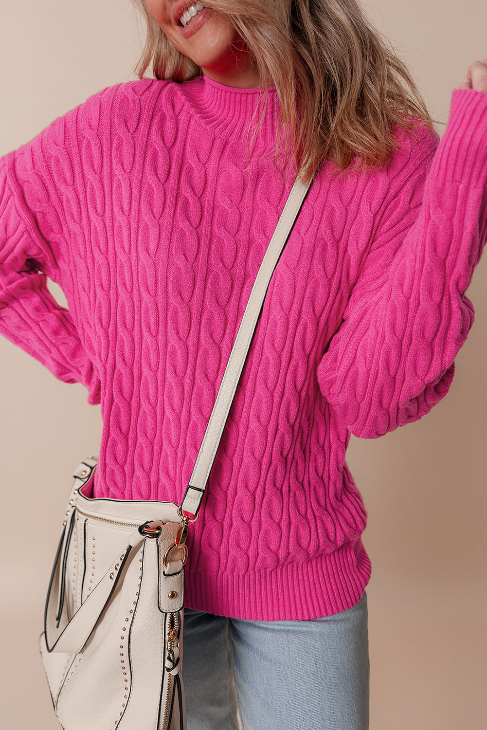 Lola High Drop Shoulder Sweater