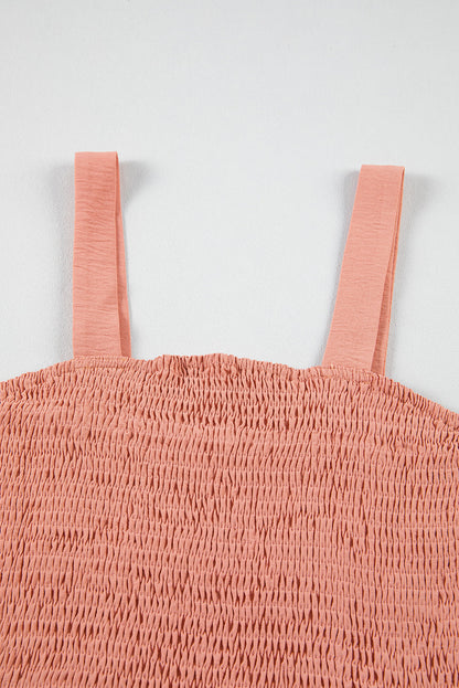 Ellis Casual Smocked Sleeveless Romper