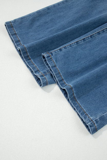 Aleah Waist Wide Leg Jeans